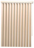 3.5-inch PVC Vertical Blinds, Alabaster, 35x72 in. W6951