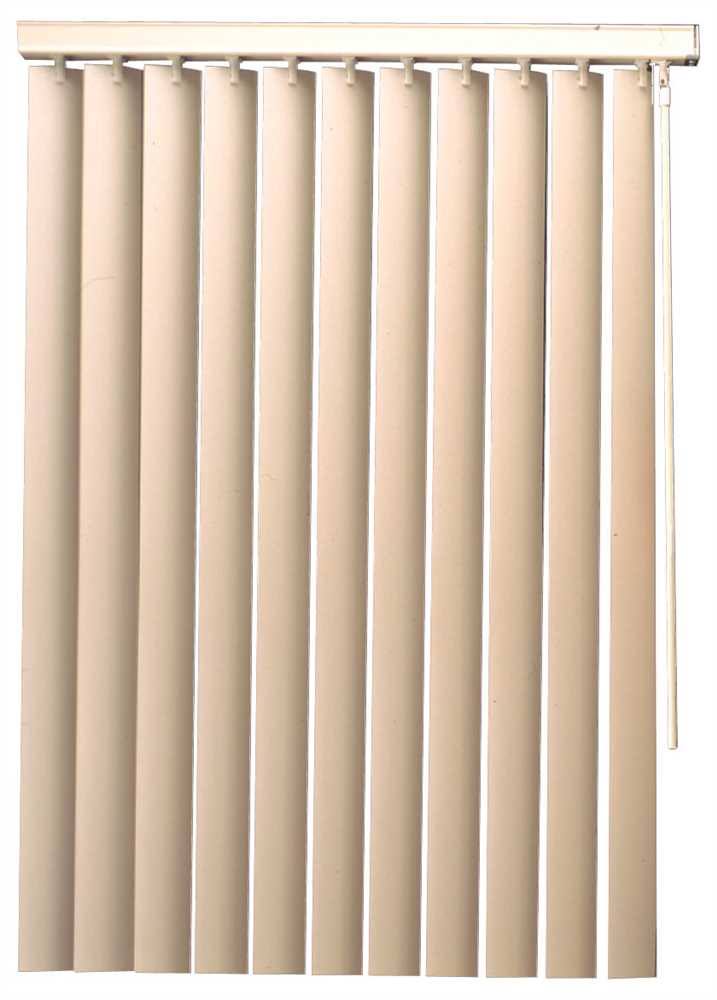 3.5-inch PVC Vertical Blinds, Alabaster, 35x72 in. W6951
