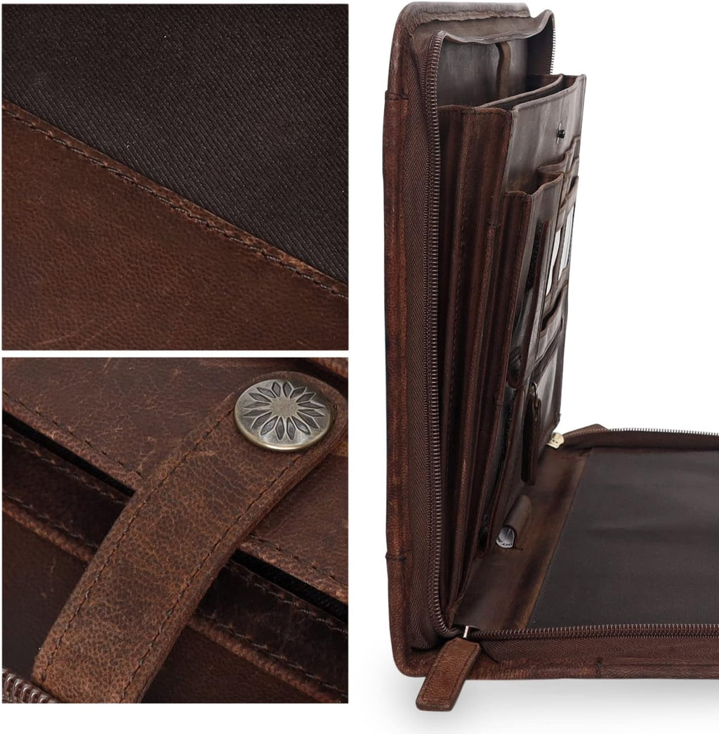 Leather Portfolio Folder Pack of 2 D294052