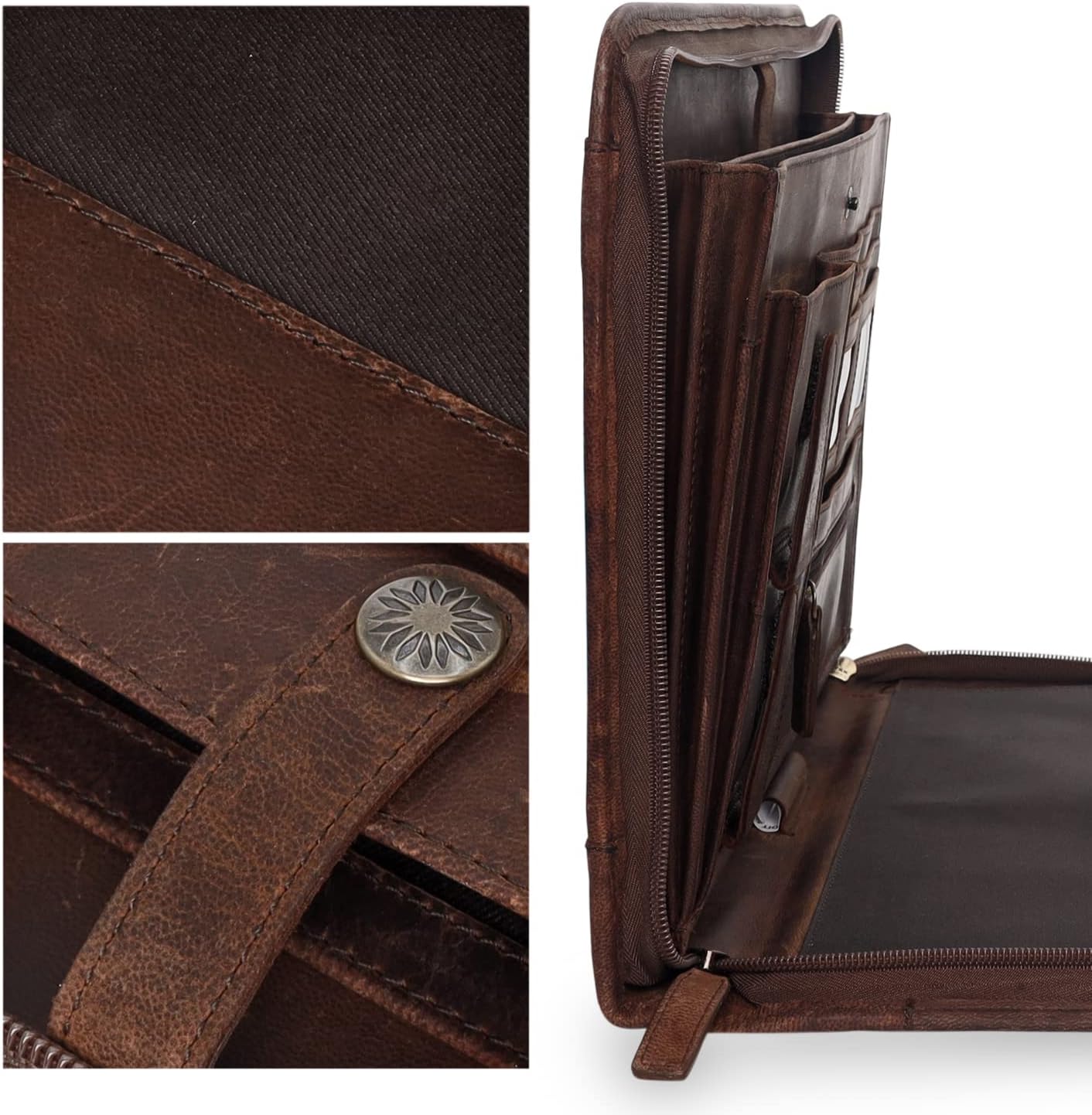 Leather Portfolio Folder Pack of 2 D294052