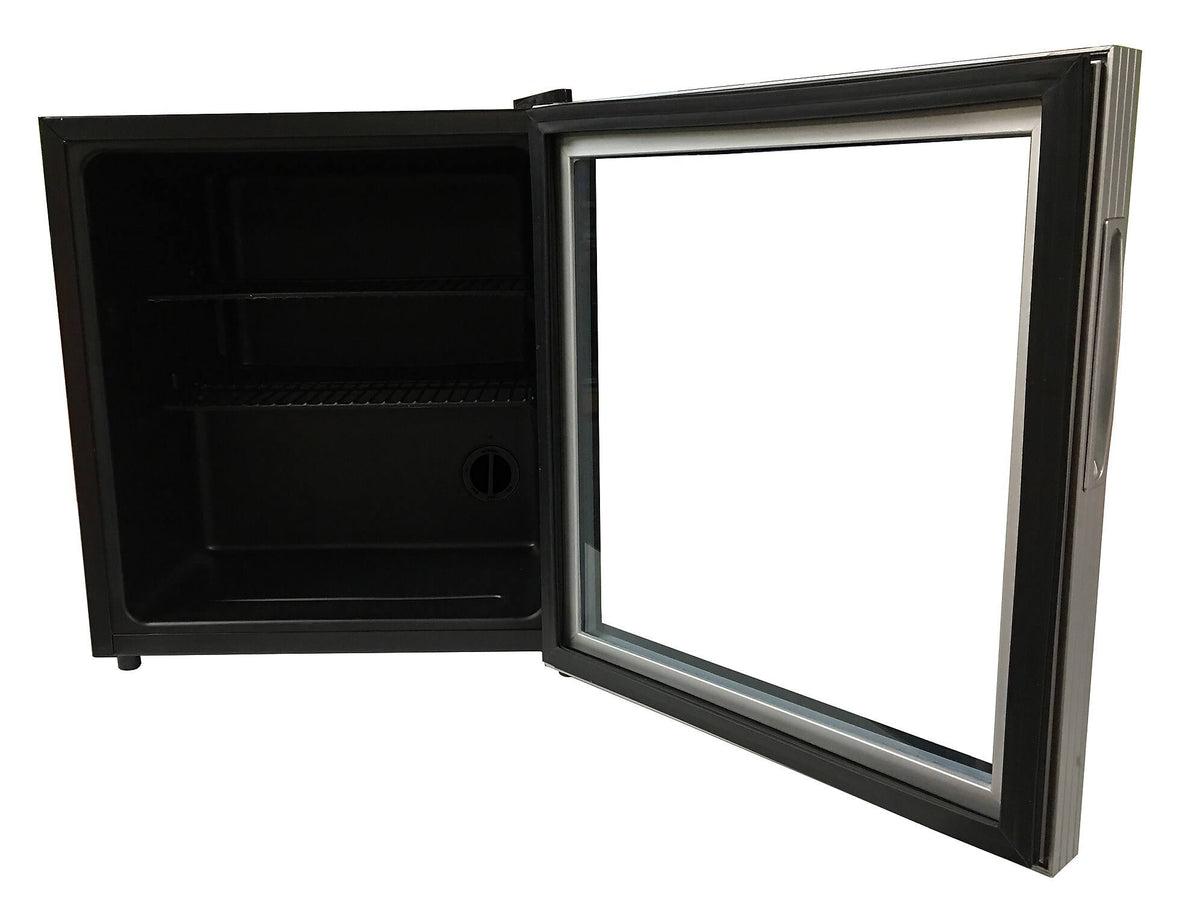 1.6 cu ft Black Refrigerator B3766