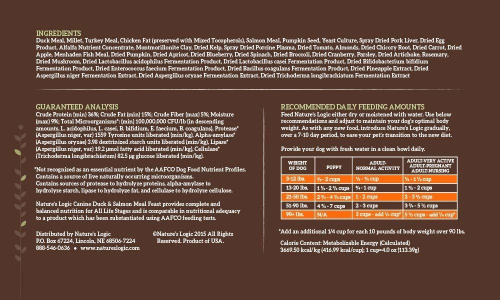 Canine Duck and Salmon Meal Feast Dry Dog Food - 25-lb S54821