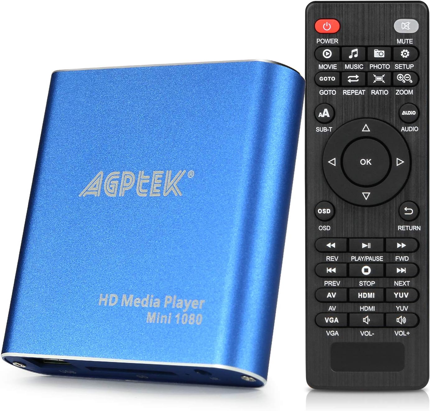 HDMI Media Player, 1080p Full-HD, USB Flash Drive and SD Card W585744
