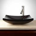 Black Granite Vessel Bathroom Sink T135
