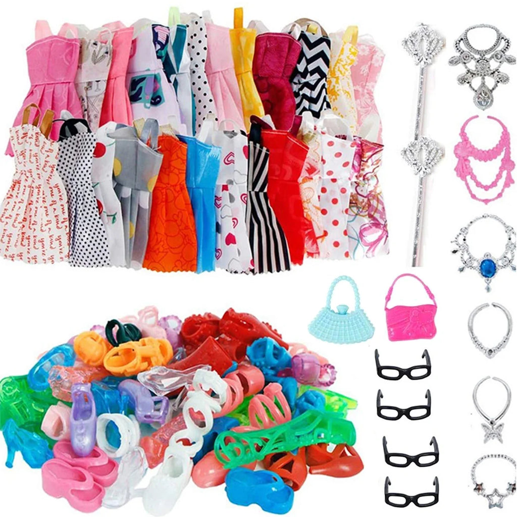 32 Item/Set Doll Accessories Clothes Z9992
