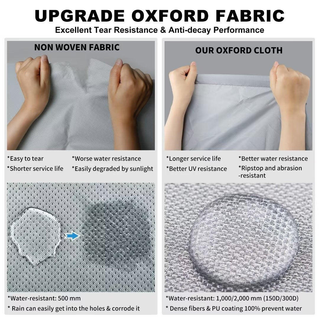 5-Layer Non-Woven Waterproof 600D Oxford Trailer Cover M2502