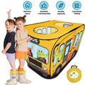 Yellow Pop up Play Tent with 2 Openings, Polyester, 44.46 x 28 x 29.25 inch I237665