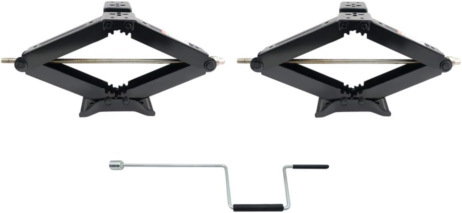 24" 7500lbs Heavy Duty RV Scissor Jack Q134347