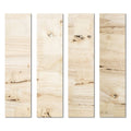 Beveled Glass Subway Tile in Beige F101432