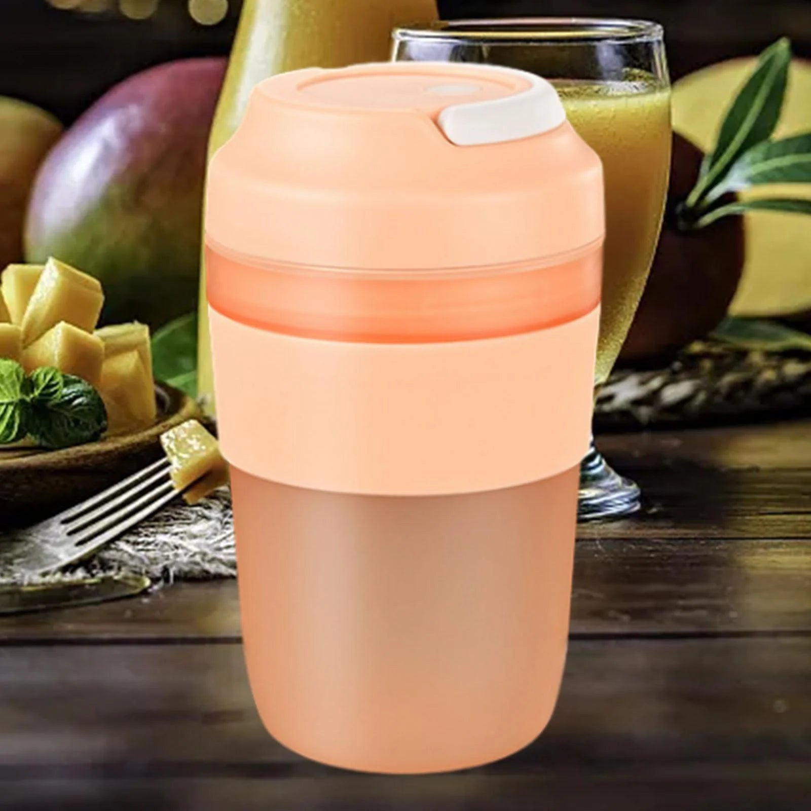 Pink Portable USB Blender 400ml Q280899