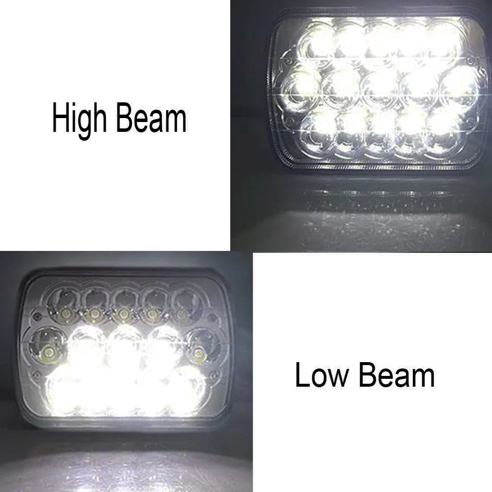 7x6" LED Headlights Hi-Lo Beam for Nissan Pickup G3694