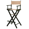 Black Frame Tan Canvas Director's Chair D9703