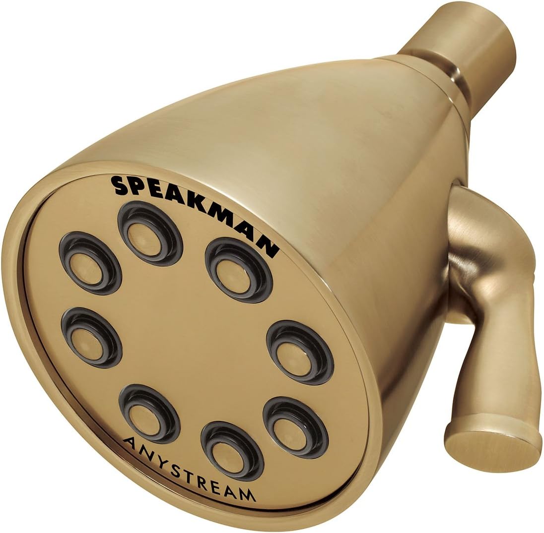 Polished Chrome Adjustable Solid Brass Shower Head U632990