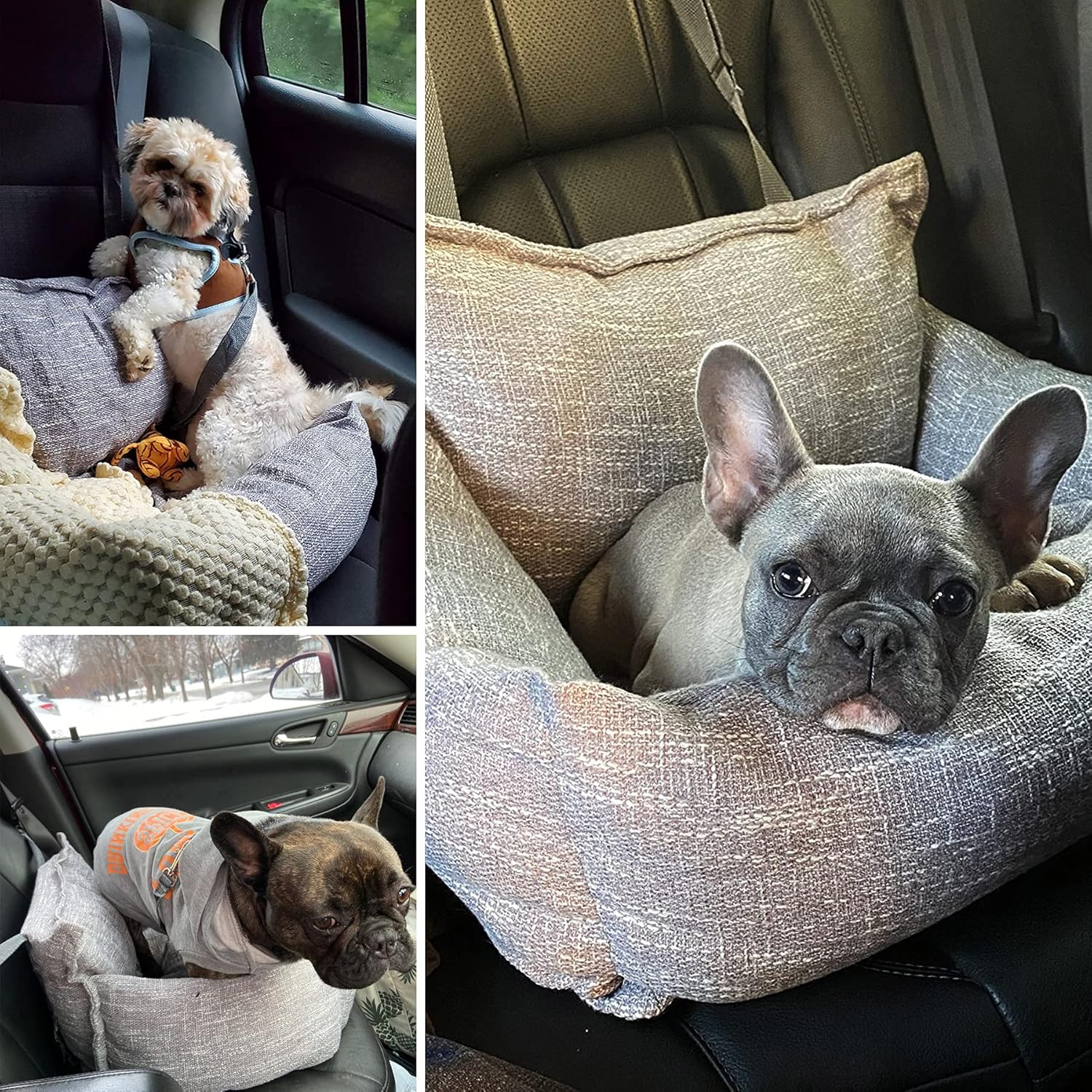Washable Soft Dog Car Seat Carrier Bed A9702