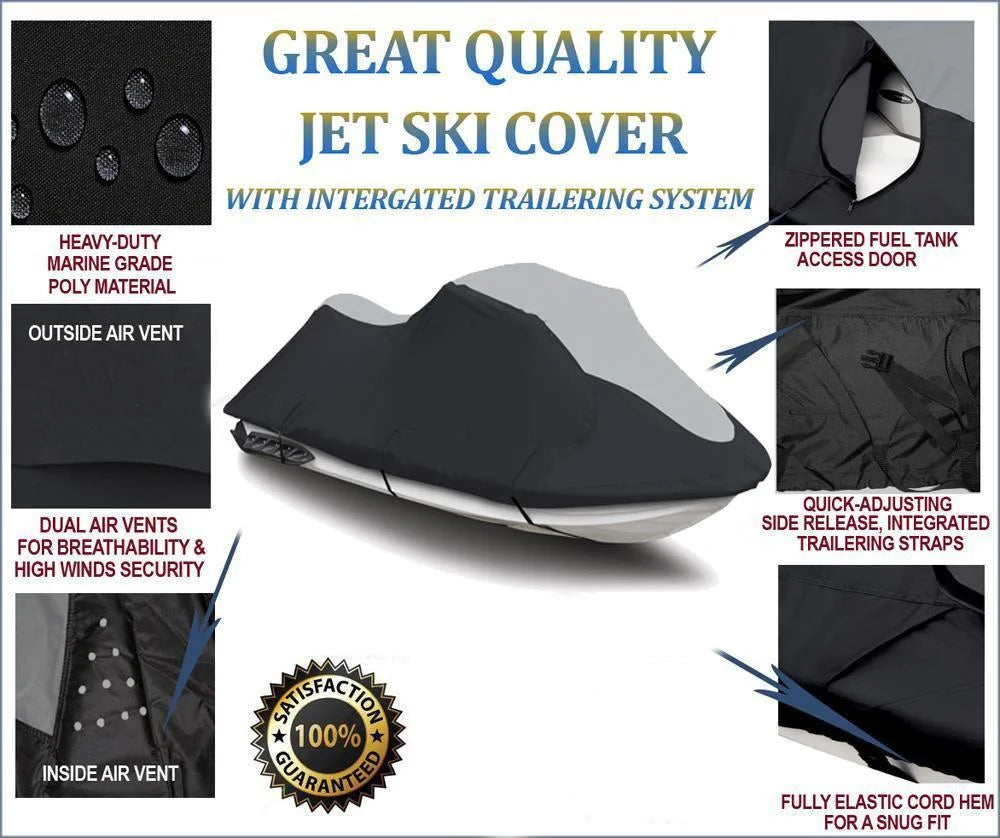 600D Jet Ski Cover Trailerable 3 Seater G436