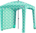 Beach Cabana Canopy, Waterproof, Portable 6' x 6' Beach Shelter with Side Wall Z124657