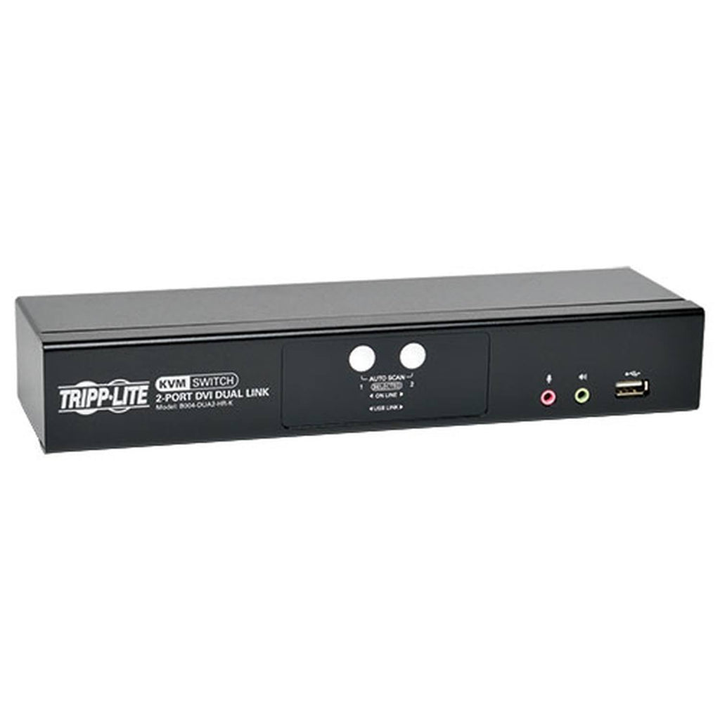 DVI Dual-Link USB KVM Switch with Audio, 2 KVM Ports L836899