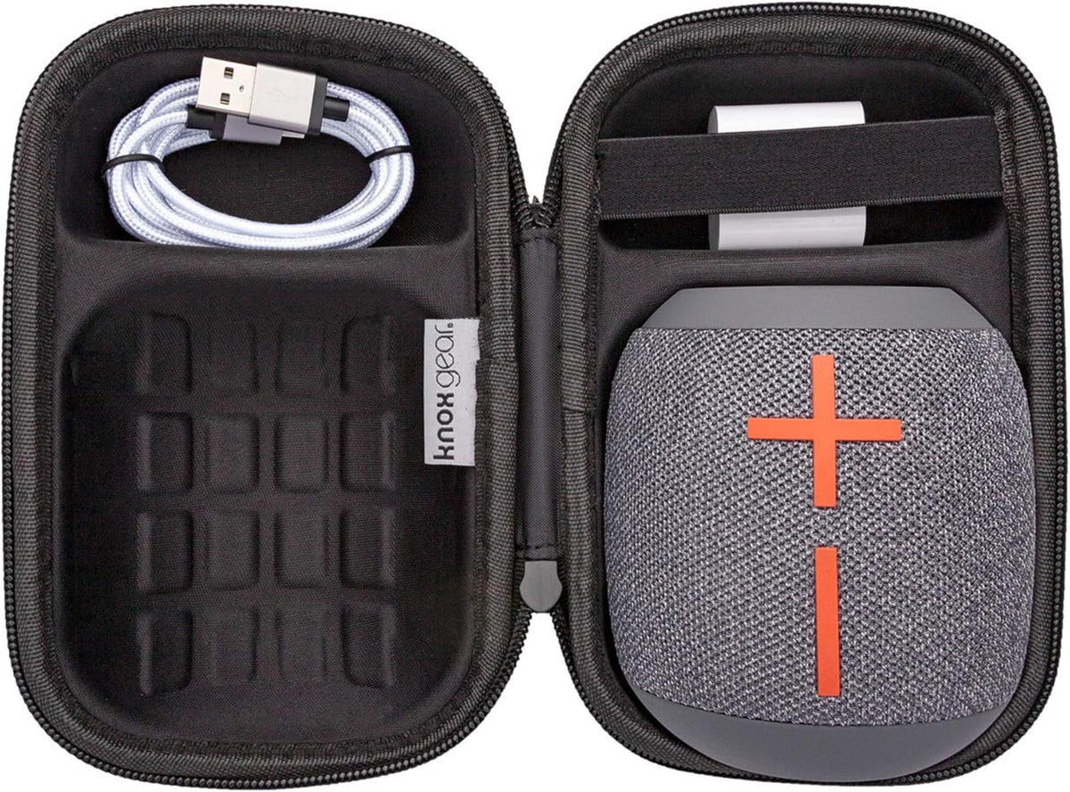 Waterproof Bluetooth Speaker with Padded Protective Case and Cable Q49134