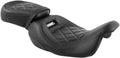 Two Up Leather Motorcycle Seat M4428