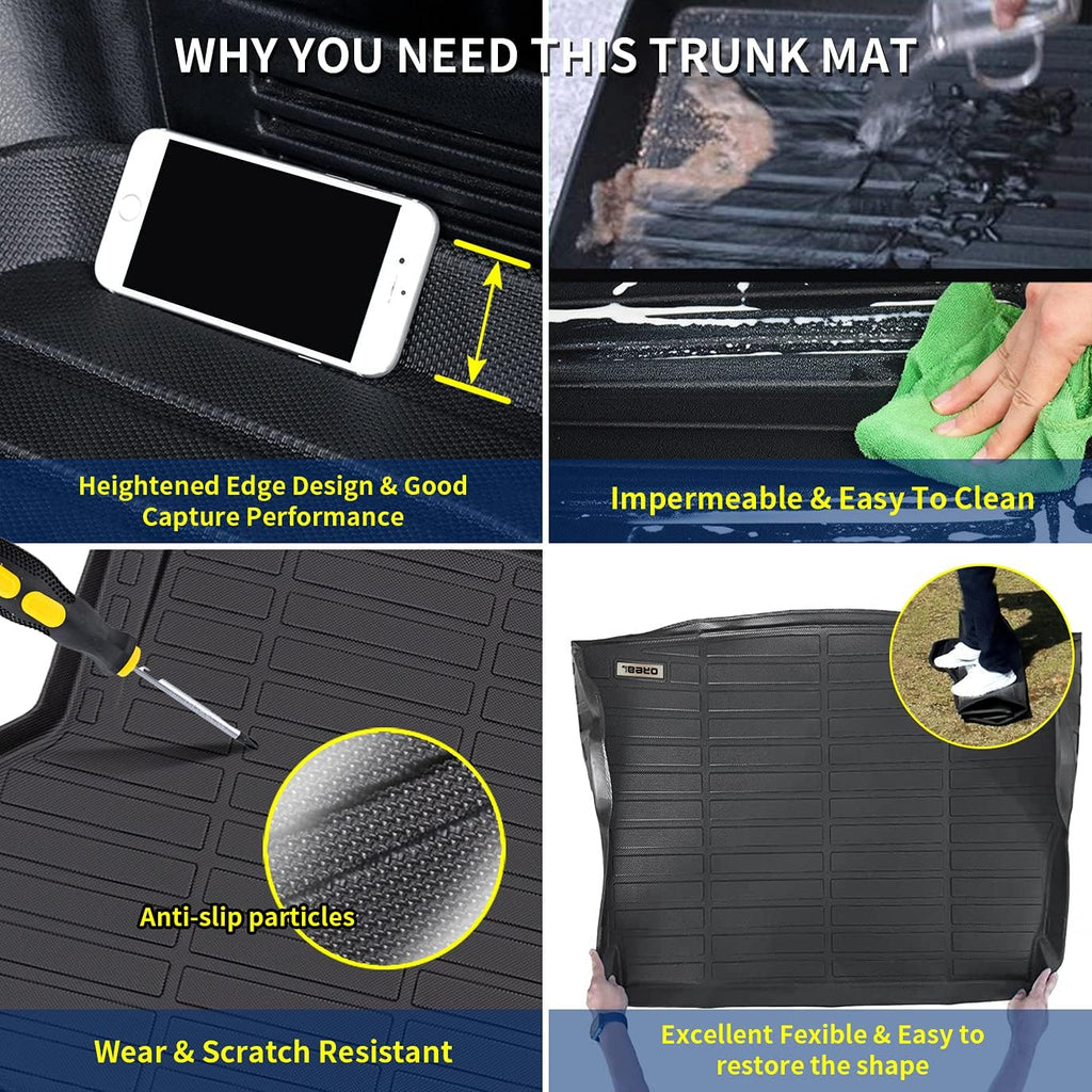 Black Trunk Mat Pack of 2 B984160