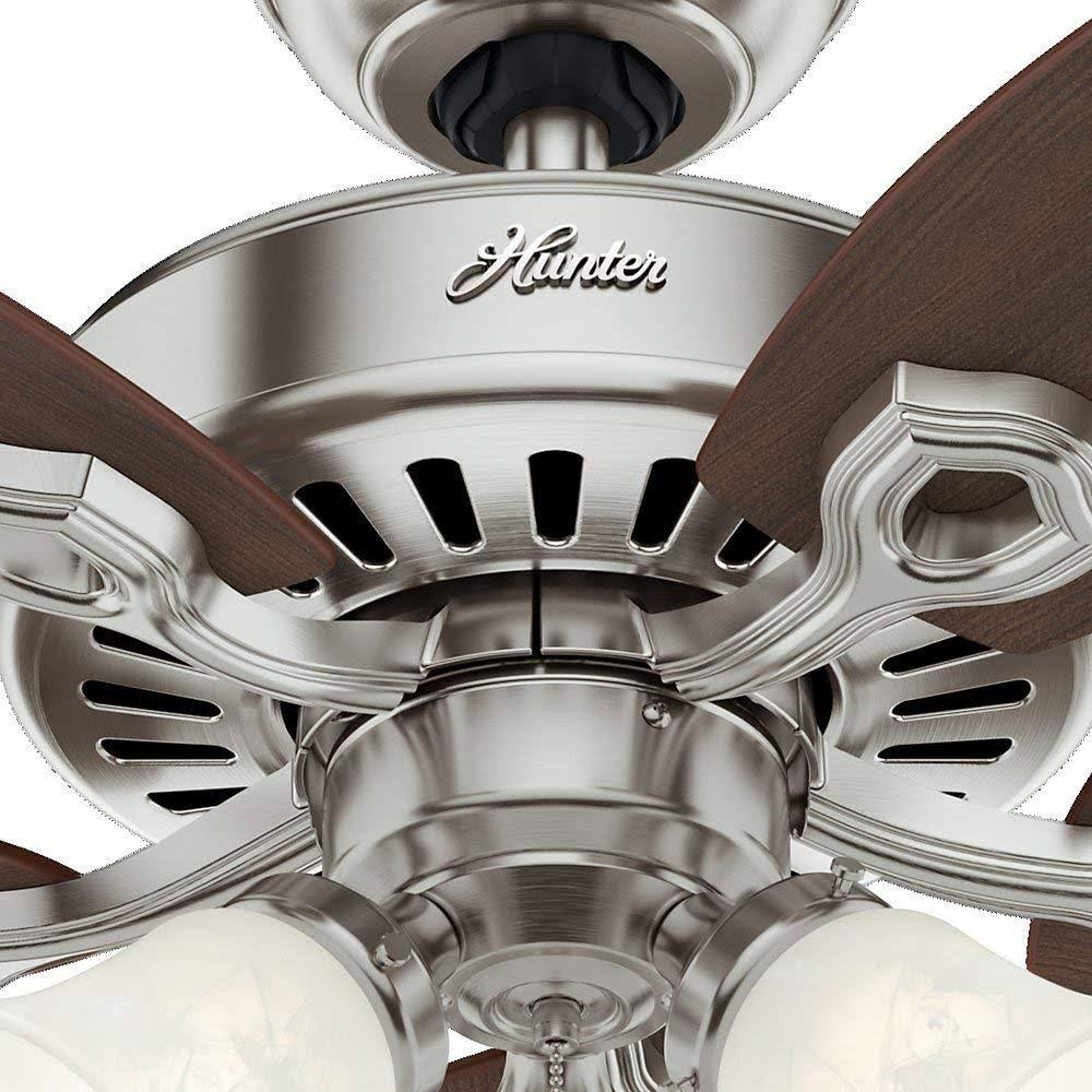 Brushed Nickel 42-Inch Ceiling Fan with Five Blades C6880