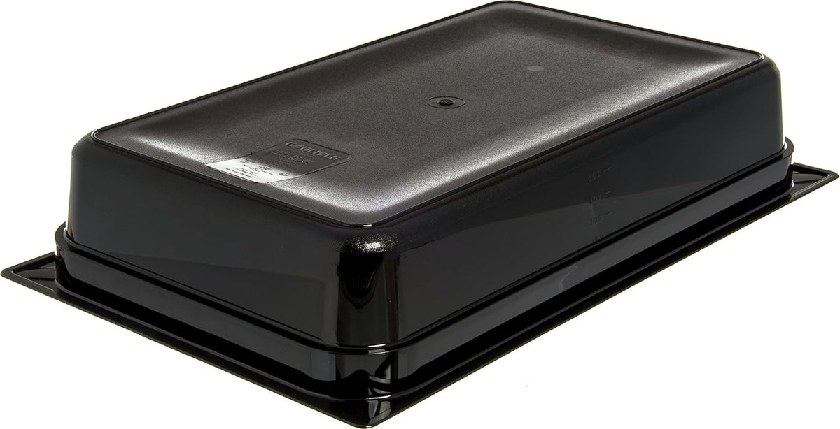 High-Heat Full-Size Food Pan, 12.7 qt, Black, Case of 6 V1389