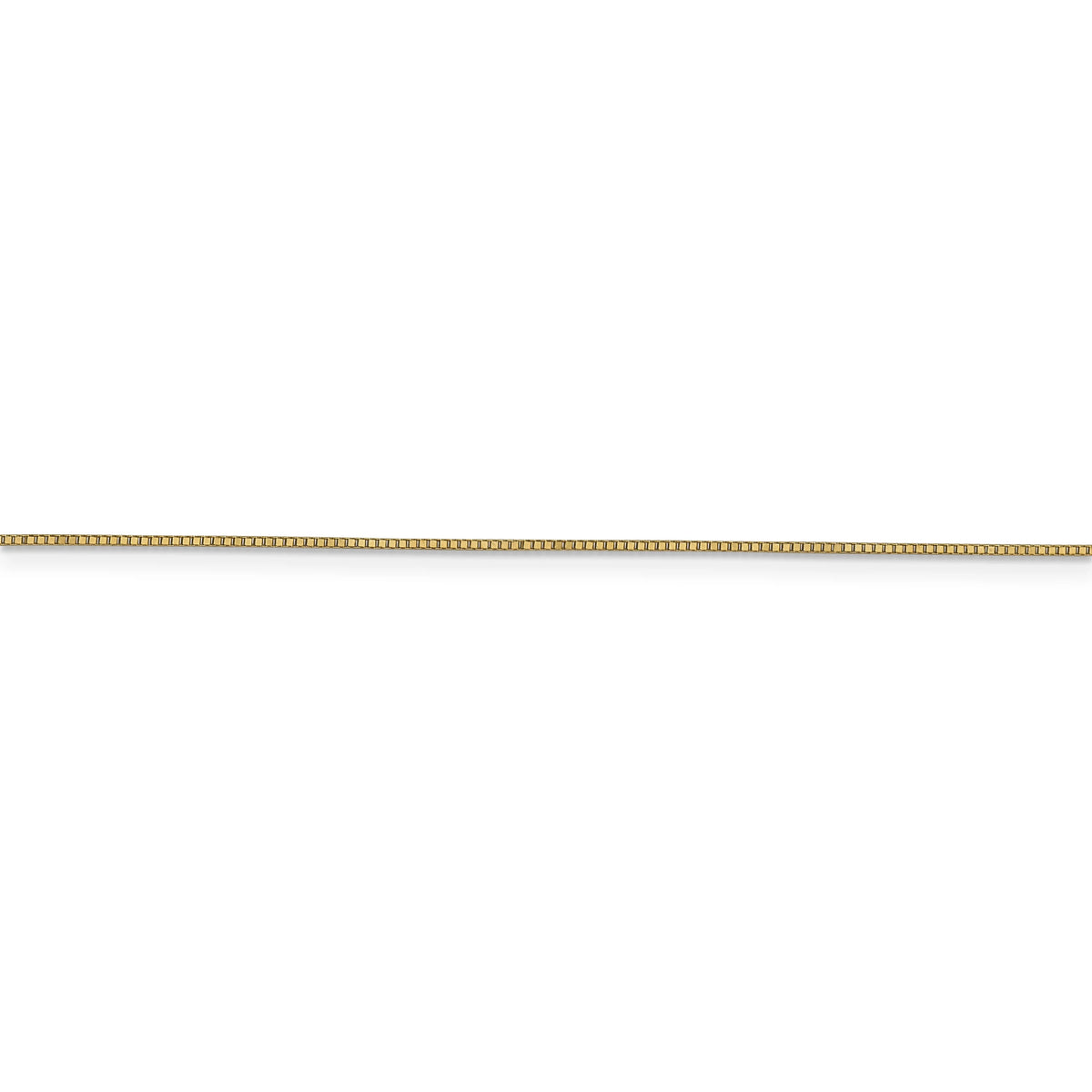 14 Karat Yellow Gold Box Chain S20644