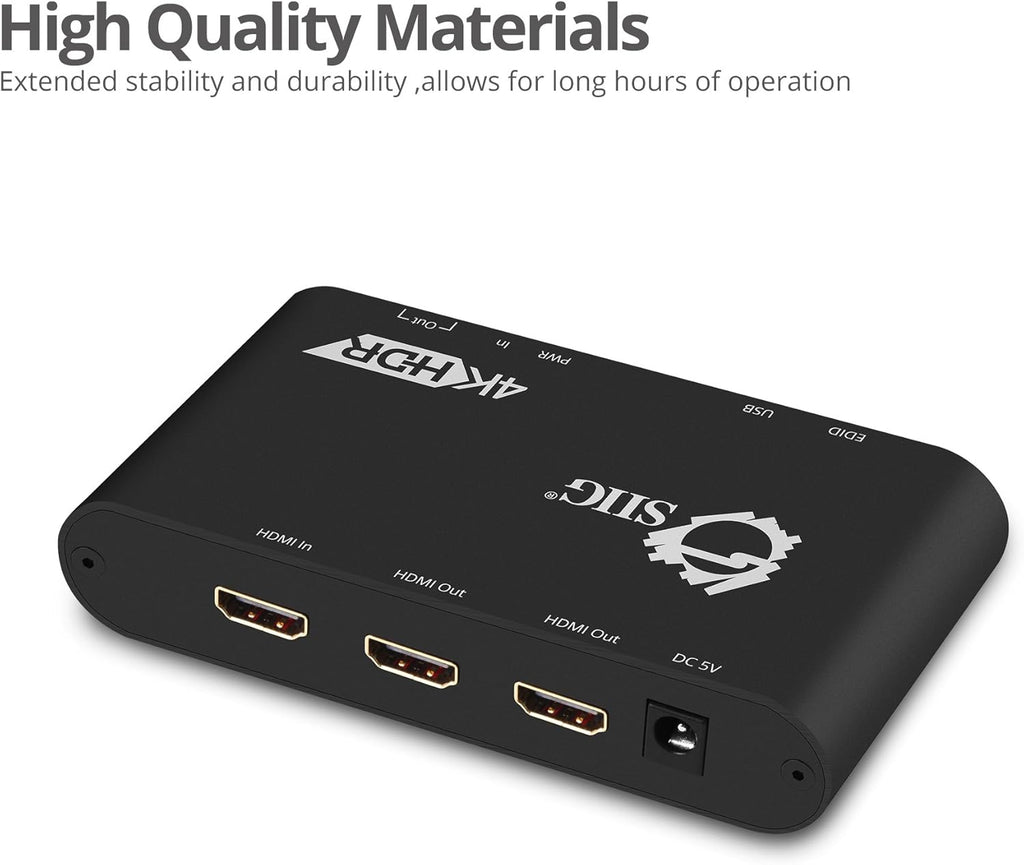 4K 1x2 HDMI Splitter with EDID Management M680