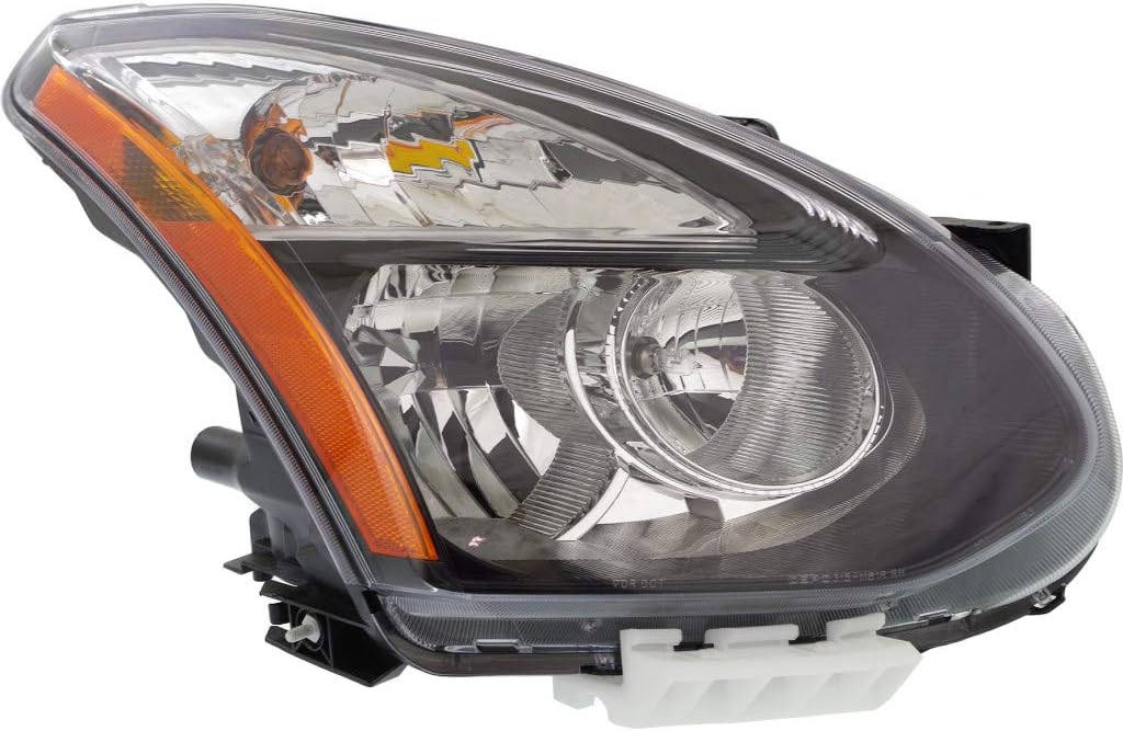 Headlight for Nissan Rogue 2014 2015 Passenger Side Halogen Black J975