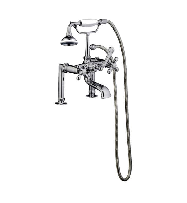 Tub Rim Mounted Faucet with Hand Held Shower K45211