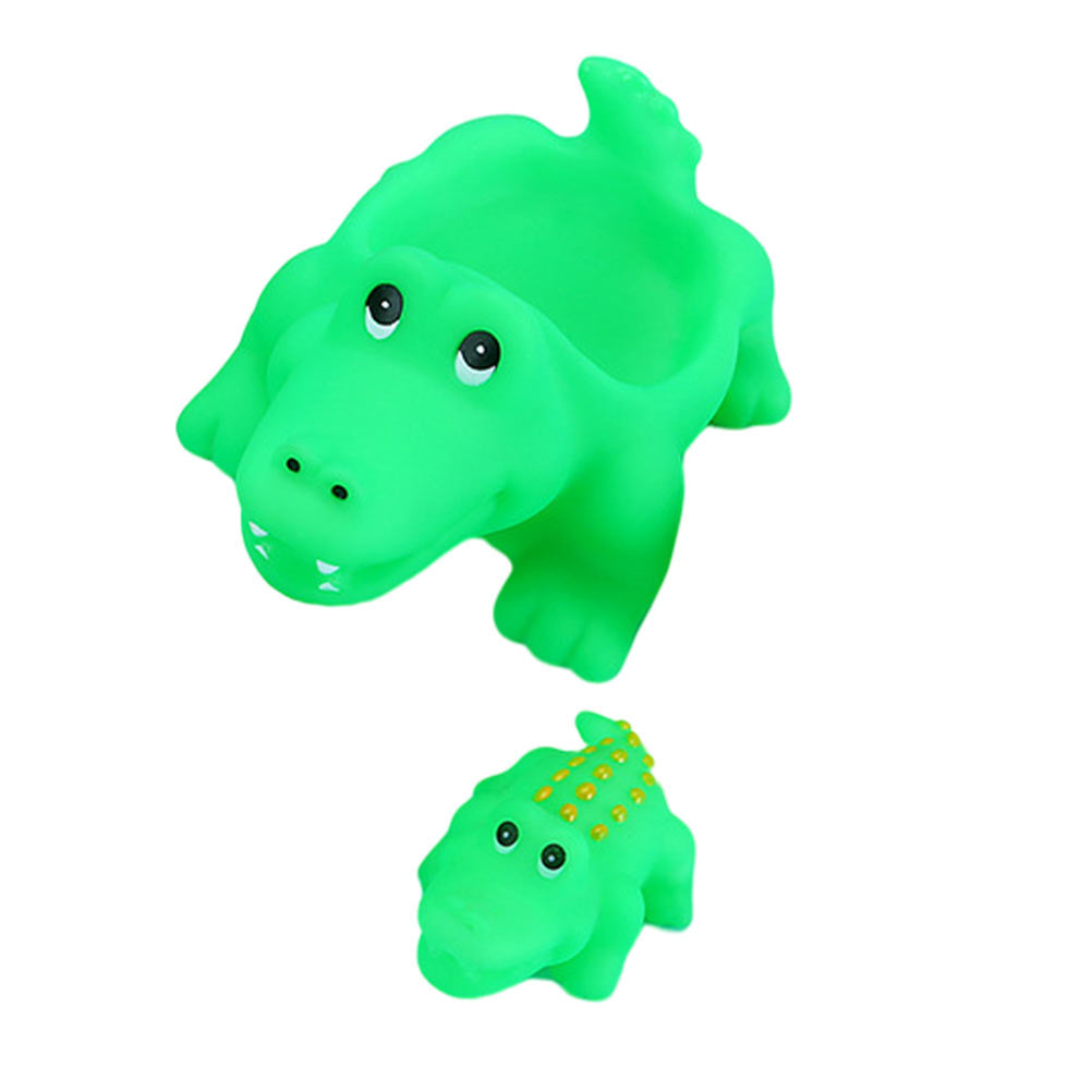 Cartoon Crocodile Kids Toys Infant Water Play Bathtub Yellow Duck Take Squirt Child Baby E137267