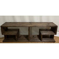Pickled Oak Console Table X343