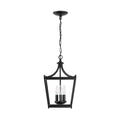 Matte Black 3 Light Foyer A77728