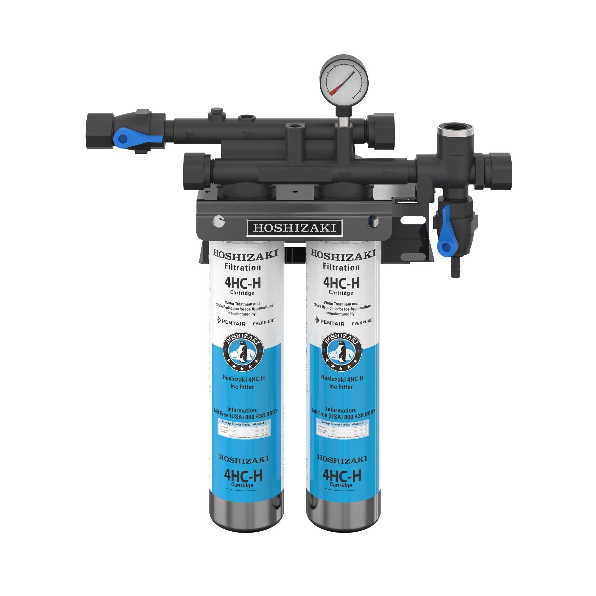 Twin Water Filter System with Manifold & Cartridge G1043