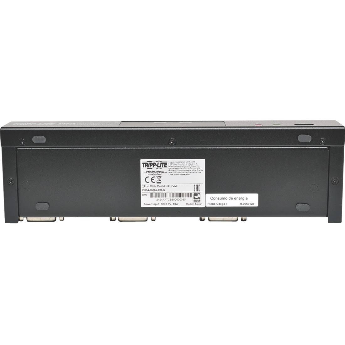 DVI Dual-Link USB KVM Switch with Audio, 2 KVM Ports L836899