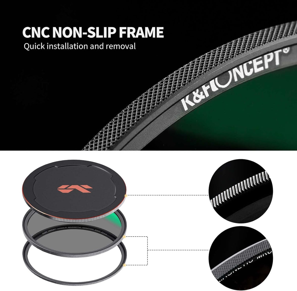 72mm Circular Polarizing Filter Kit with Adapter Ring and Lens Cap Y401342
