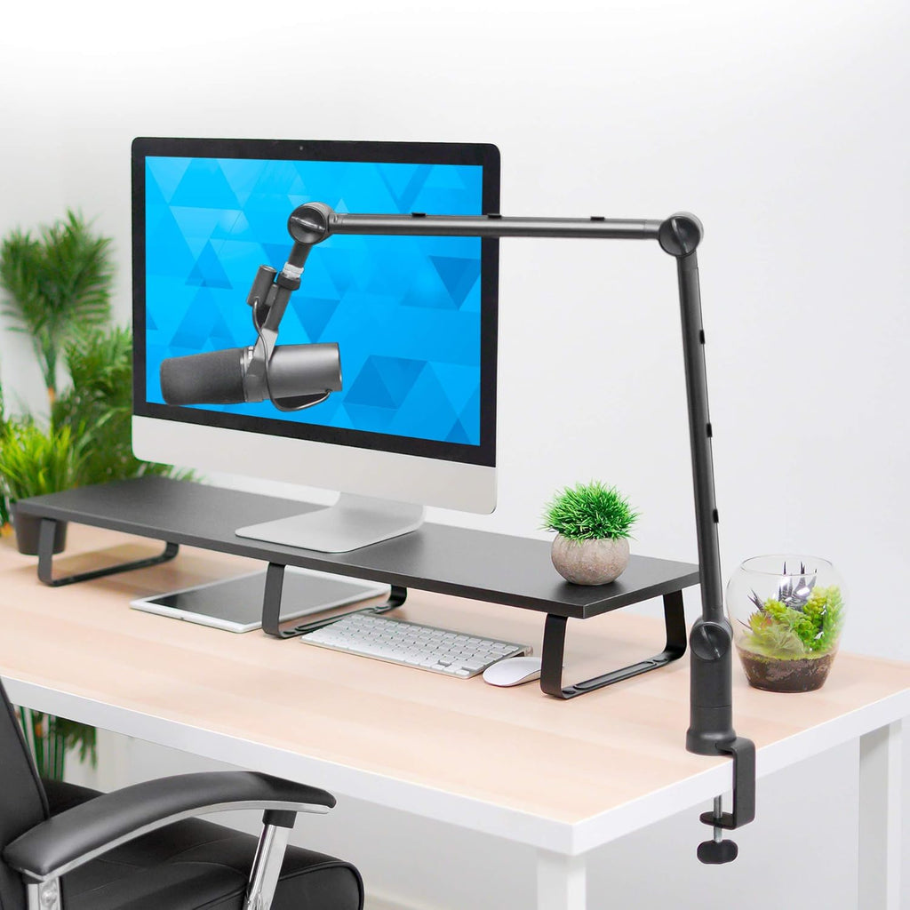 Adjustable Microphone Boom Arm with Cable Management, Pack of 2 G583516