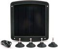 5 Watt Solar Battery Charger 12V Weatherproof with Windshield Mount and Cigarette Adapter, Pack of 2 K48738