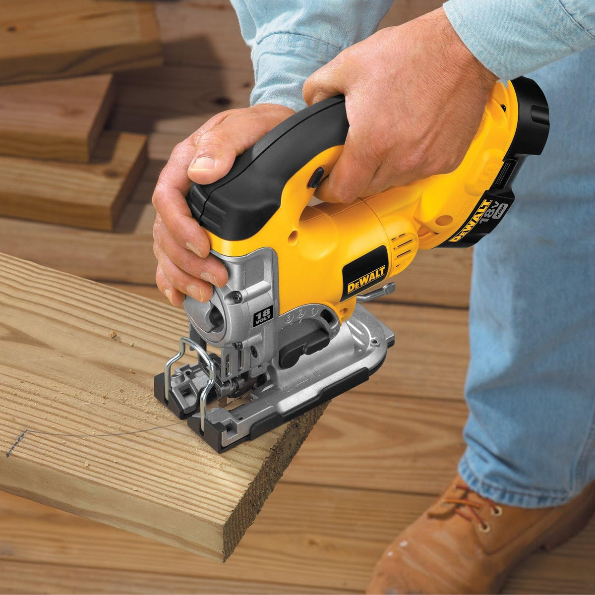 18-Volt Ni-Cad Cordless Top Handle Jig Saw Kit W709