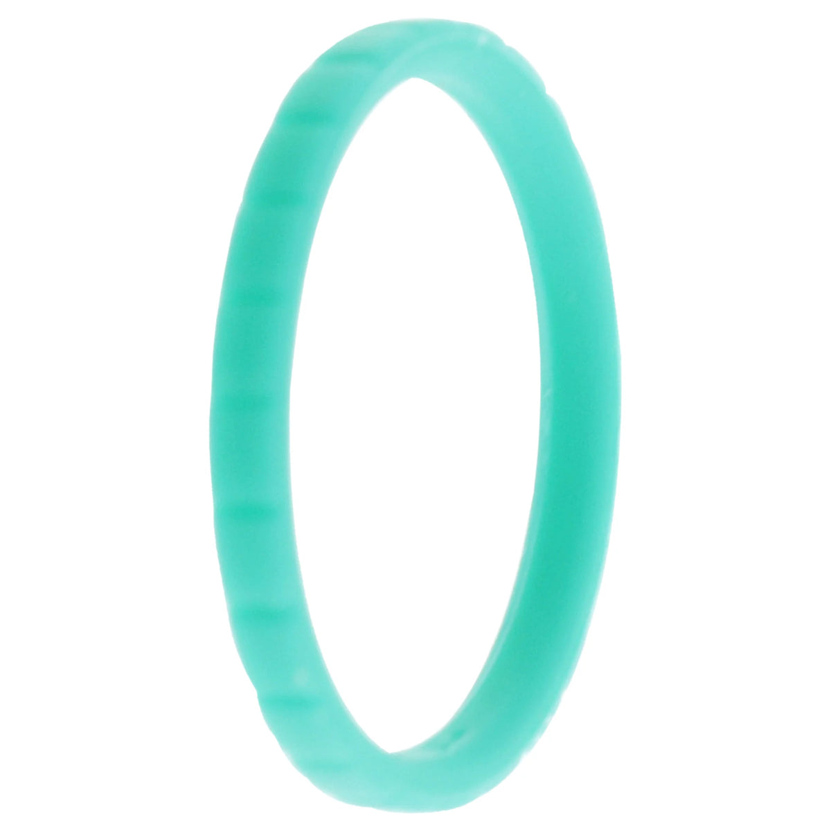 Turquoise Silicone Single Ring S57413