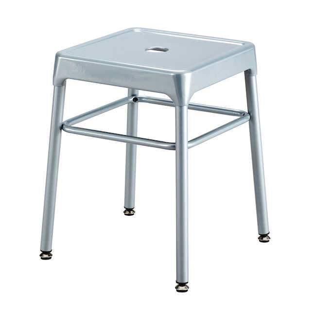 Black Steel Guest Stool Q759125