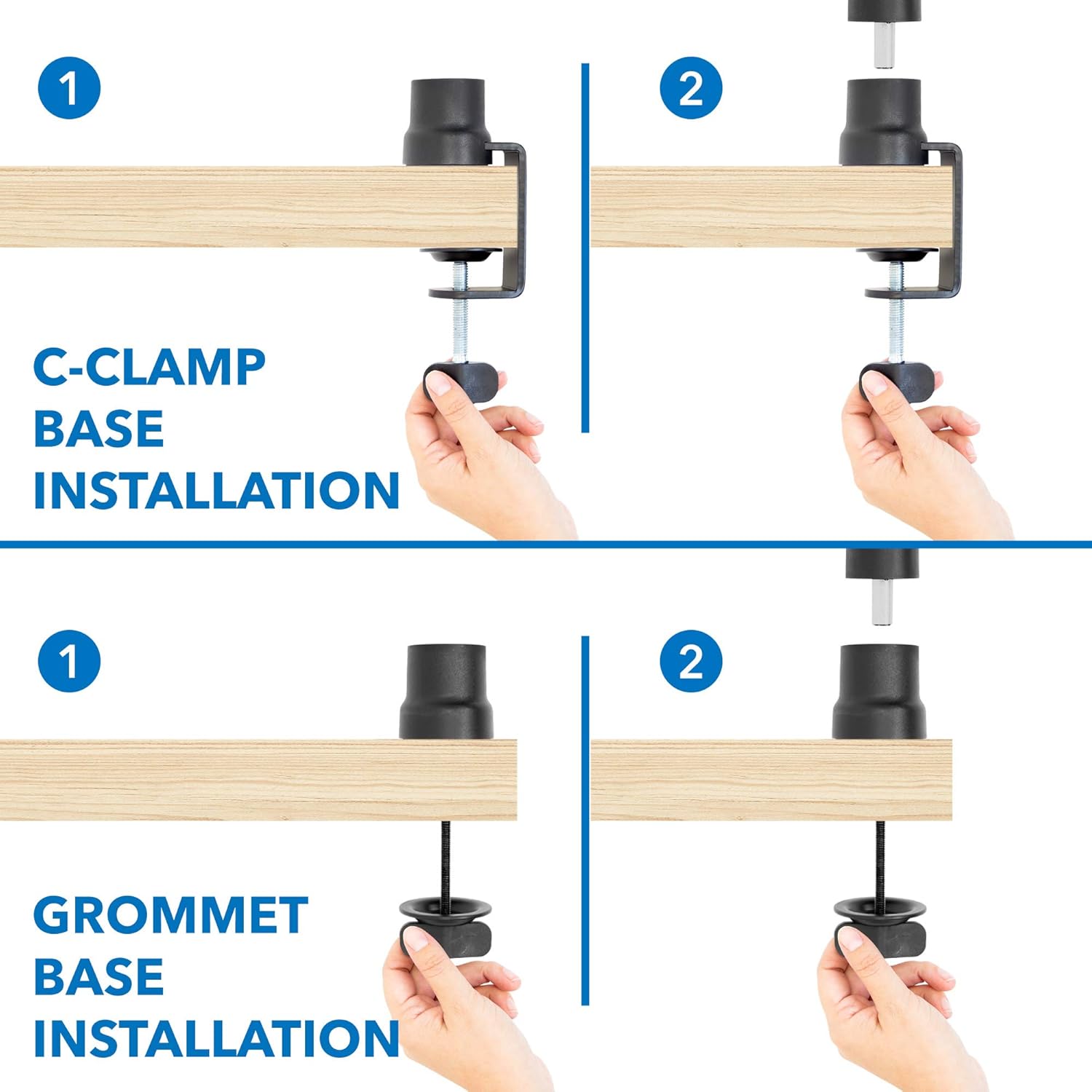 Adjustable Microphone Boom Arm with Cable Management, Pack of 2 G583516