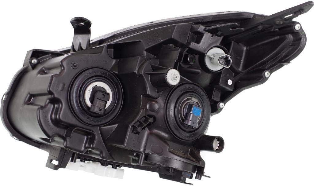 Headlight for Nissan Rogue 2014 2015 Passenger Side Halogen Black J975