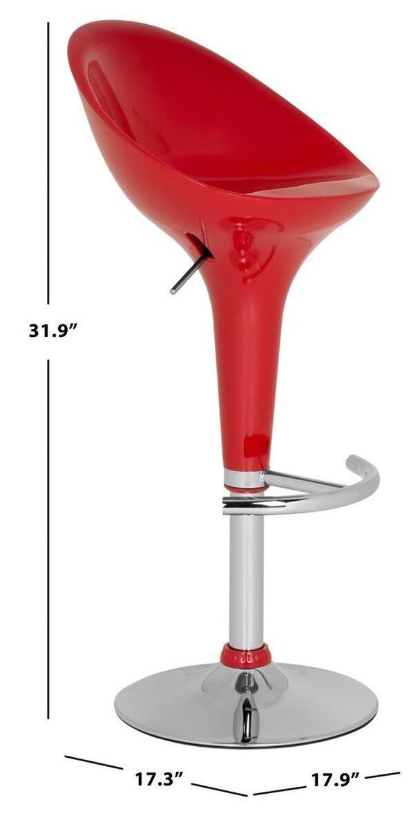 White Swivel Bar Stool J324743
