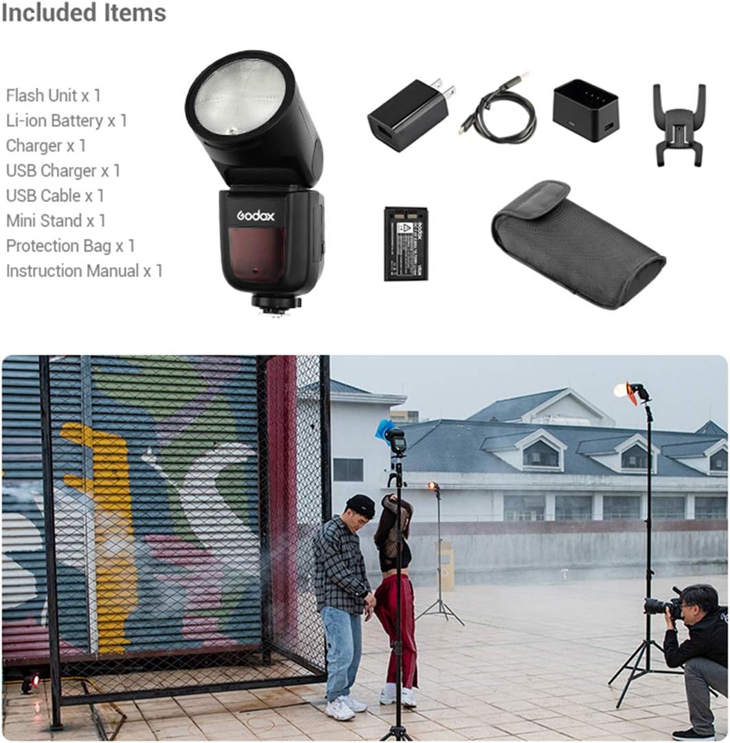 On-Camera Round Camera Flash Speedlight for FUJIFILM Cameras P626