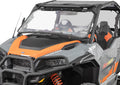 Heavy Duty Scratch Resistant Flip Windshield 1/4 Thick Polycarbonate V61821