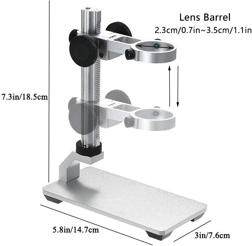 Aluminum Alloy Stand Holder for Digital Microscope with Carrying Case I9961