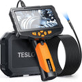 Dual Lens Inspection Camera with 5 IPS Screen, 16.4ft Flexible Probe, 1080p T134