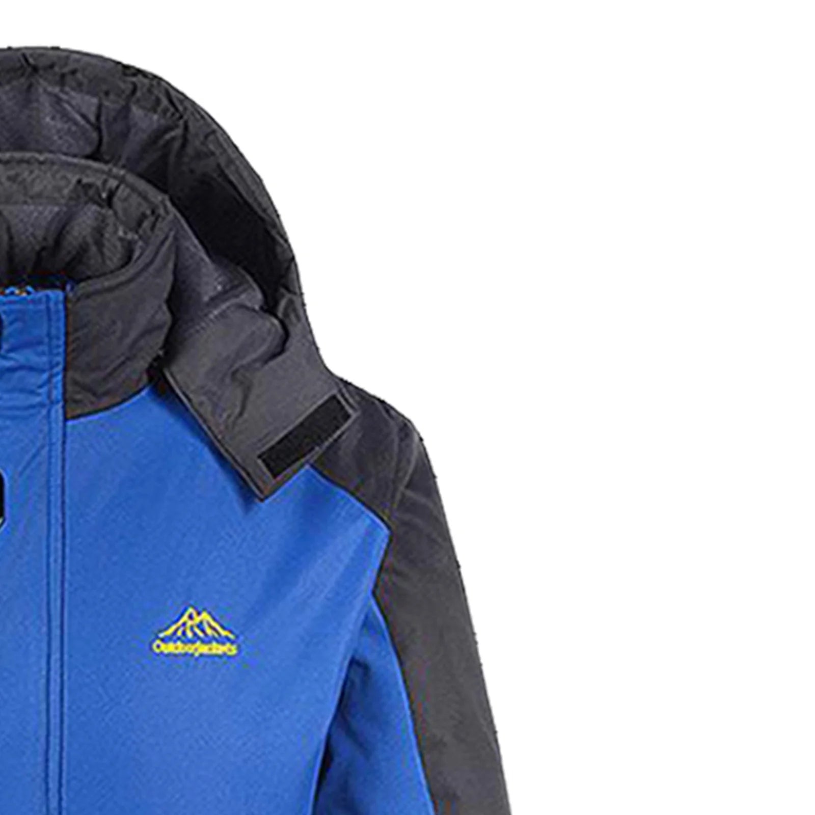 Blue Waterproof Ski Jacket with Removable Hood B835430