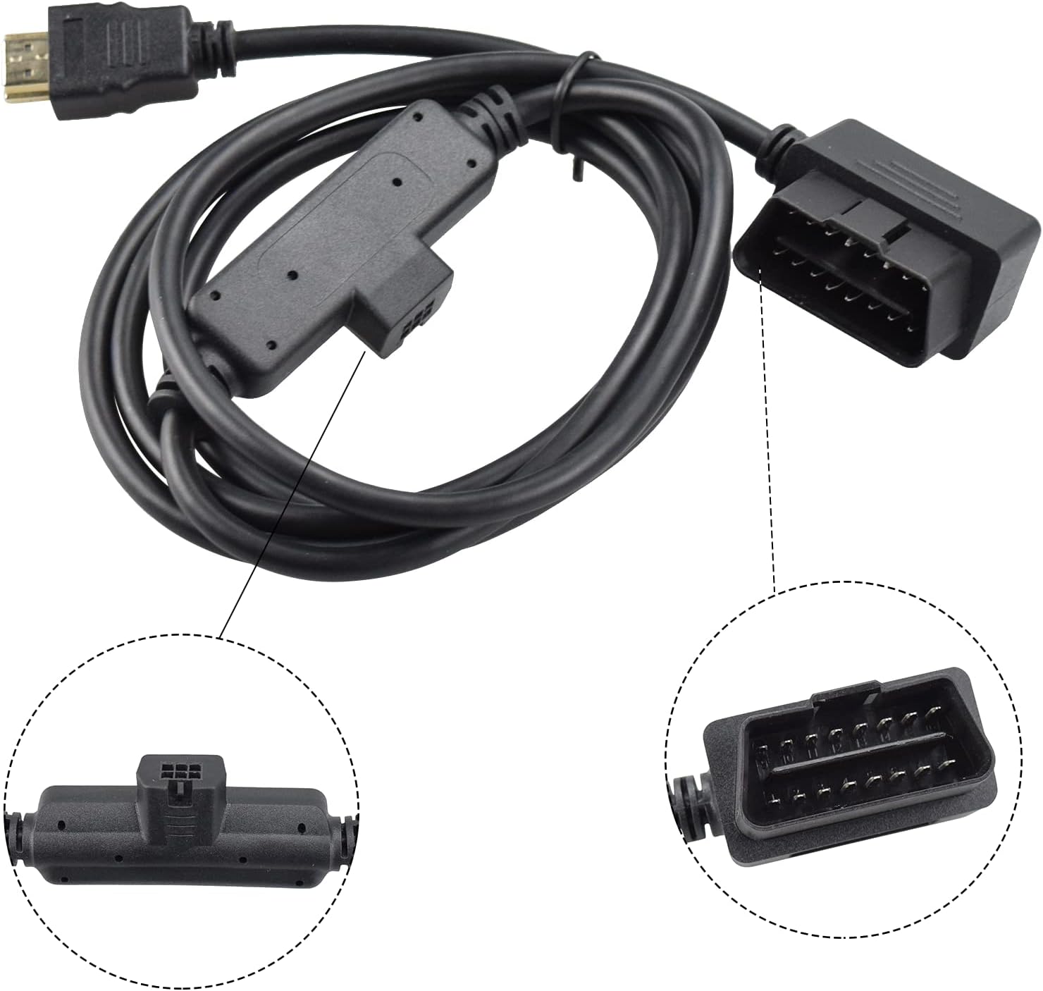 OBDII to HDMI Monitor Cable Pack of 2 J41987